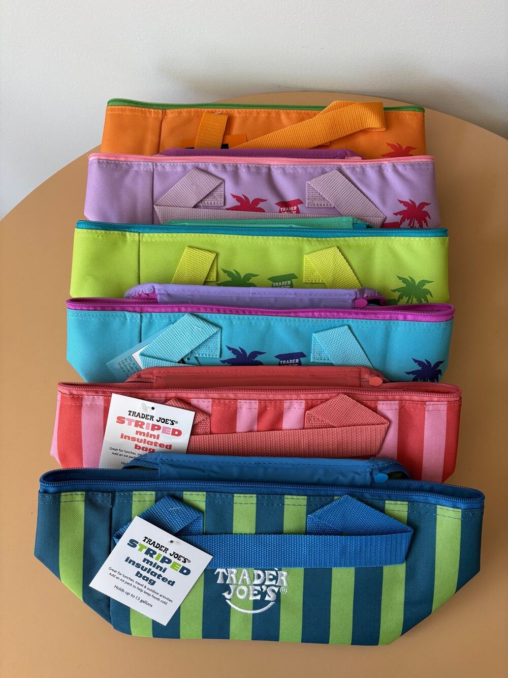 Trader Joe’s Mini Insulated Tote Bag Summer 2026 Set of 6 Limited Edition NEW